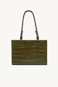 Affordable Designer Brand Chylak Mini Tote Bag "olive crocodile"