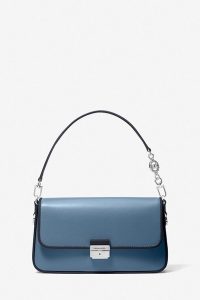 Micheal Kors Bradshaw 2-Tone Leather Convertible Shoulder Bag