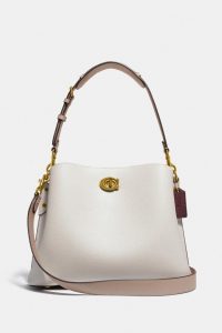 Affordable Designer Brand Coach Willow Shoulder Bag In Colorblock